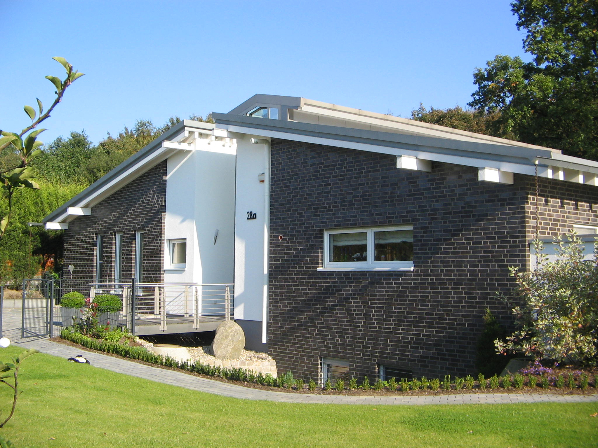 Bungalow mit Pultdach